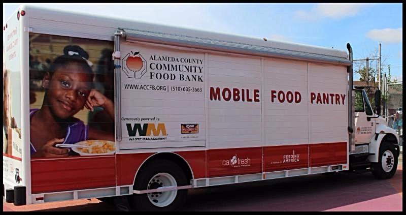 Mobile food pantry truck