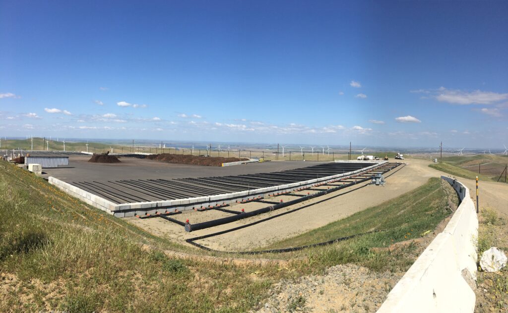 covered aerated static pile (CASP) composting at WM's altamont landfill