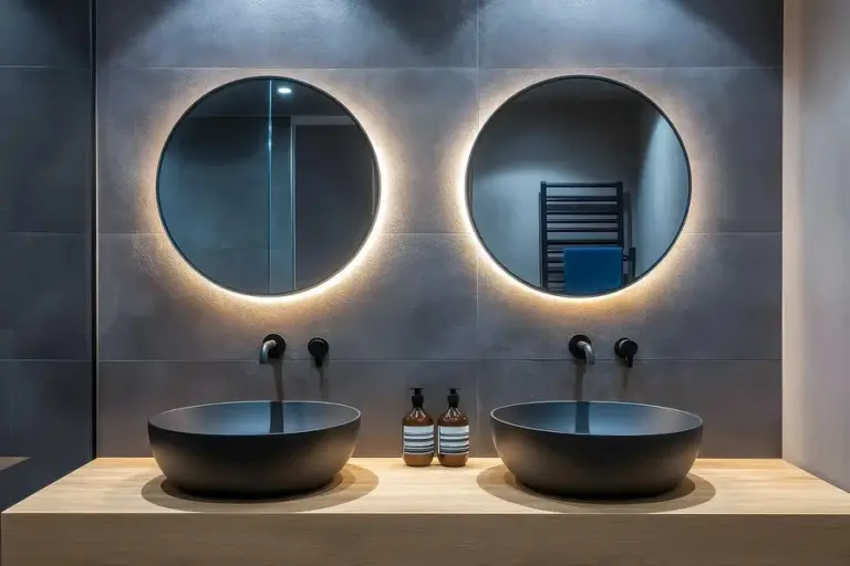 How to Choose Round Shaped Decorative LED Mirror for Bathroom